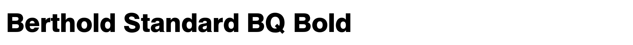 Berthold Standard BQ Bold image